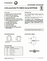 DataSheet CAT24AA08 pdf